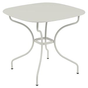 Table 82x82cm OPERA + Fermob gris argile