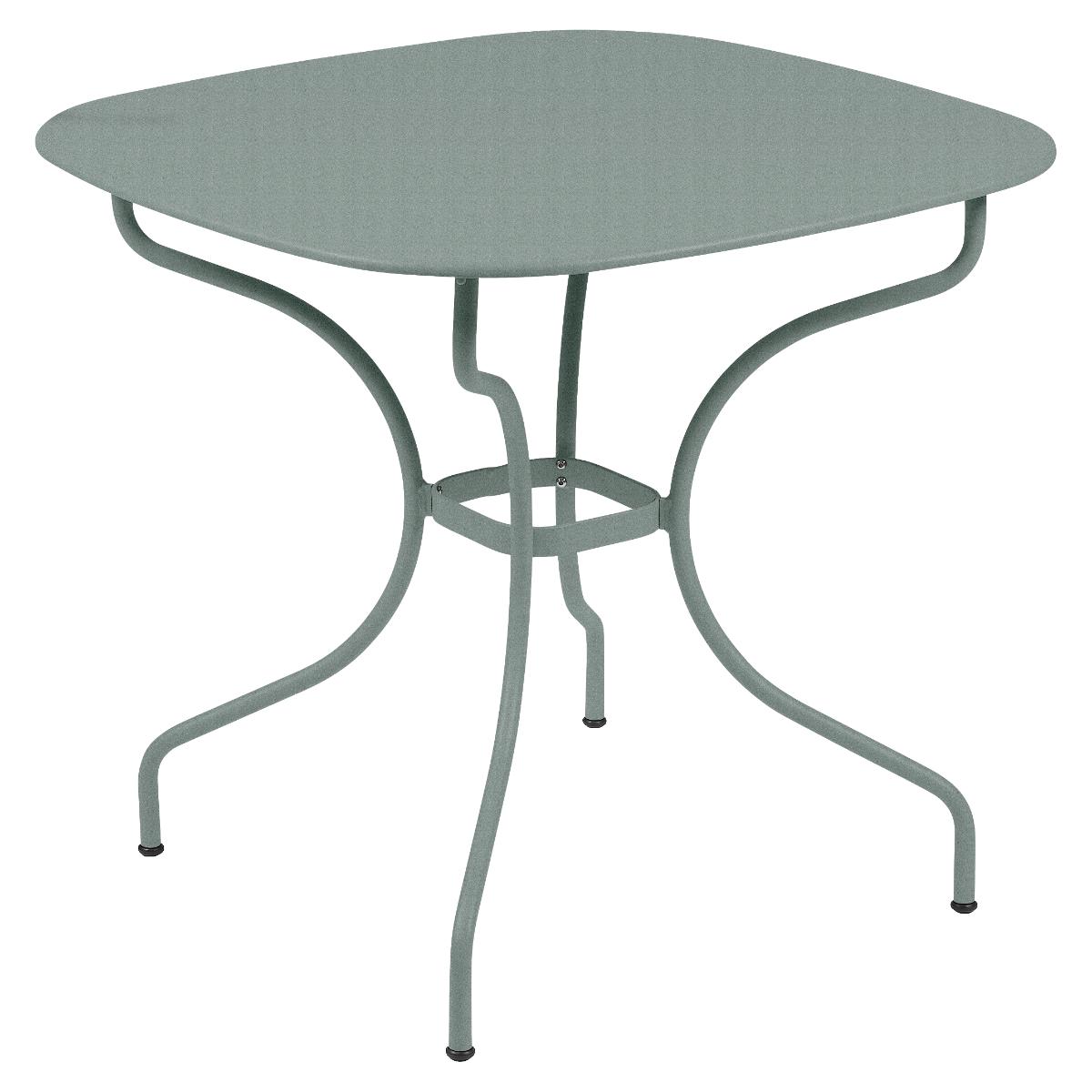 Table 82x82cm OPERA + Fermob gris lapilli