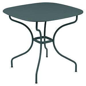 Table 82x82cm OPERA + Fermob gris orage