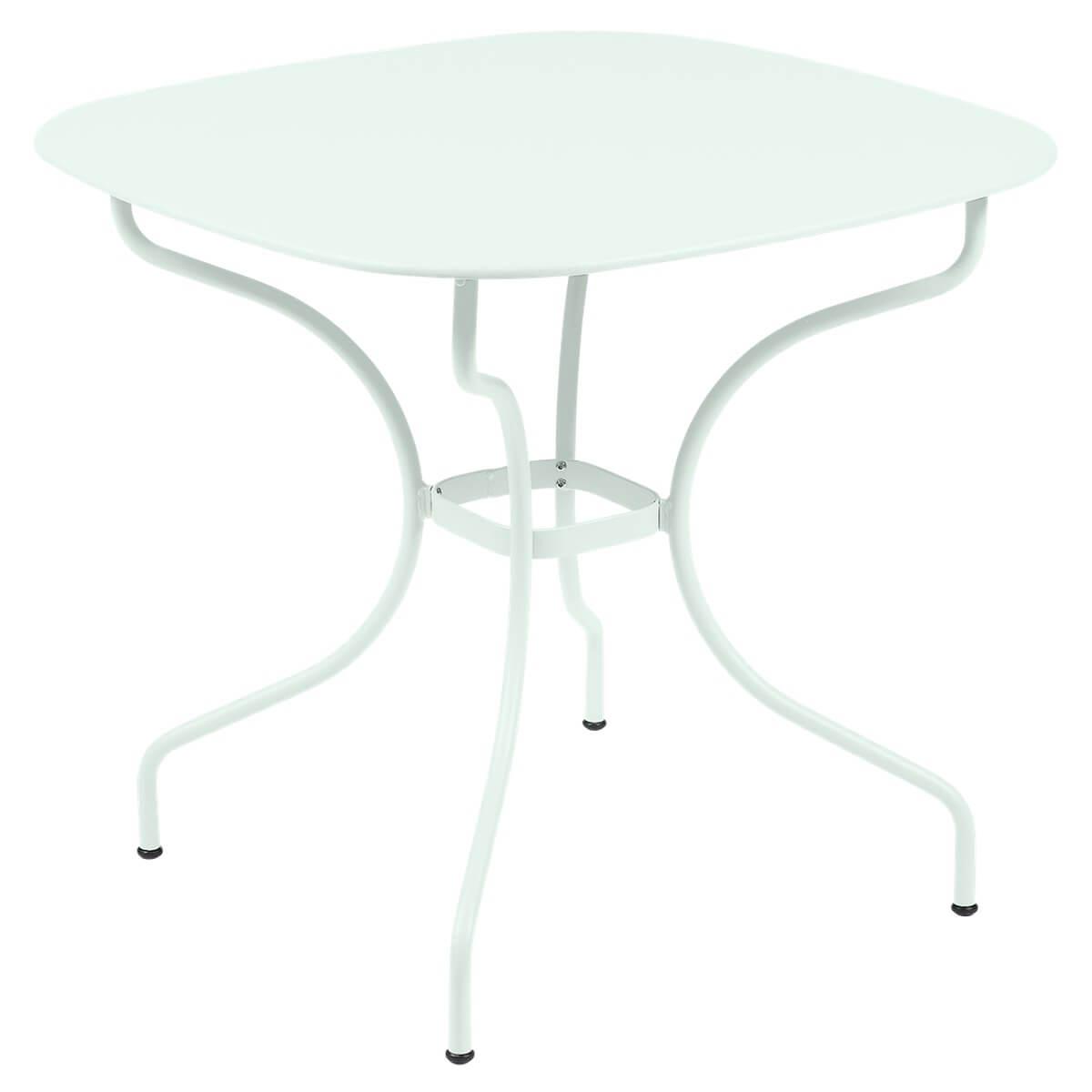 Table 82x82cm OPERA + Fermob menthe glaciale