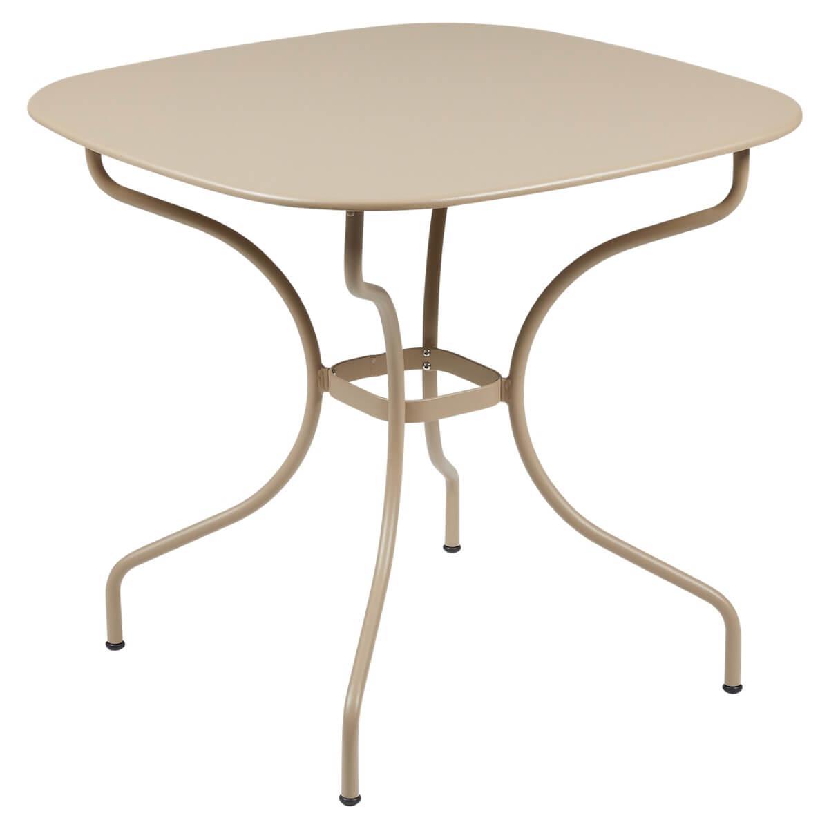 Table 82x82cm OPERA + Fermob muscade