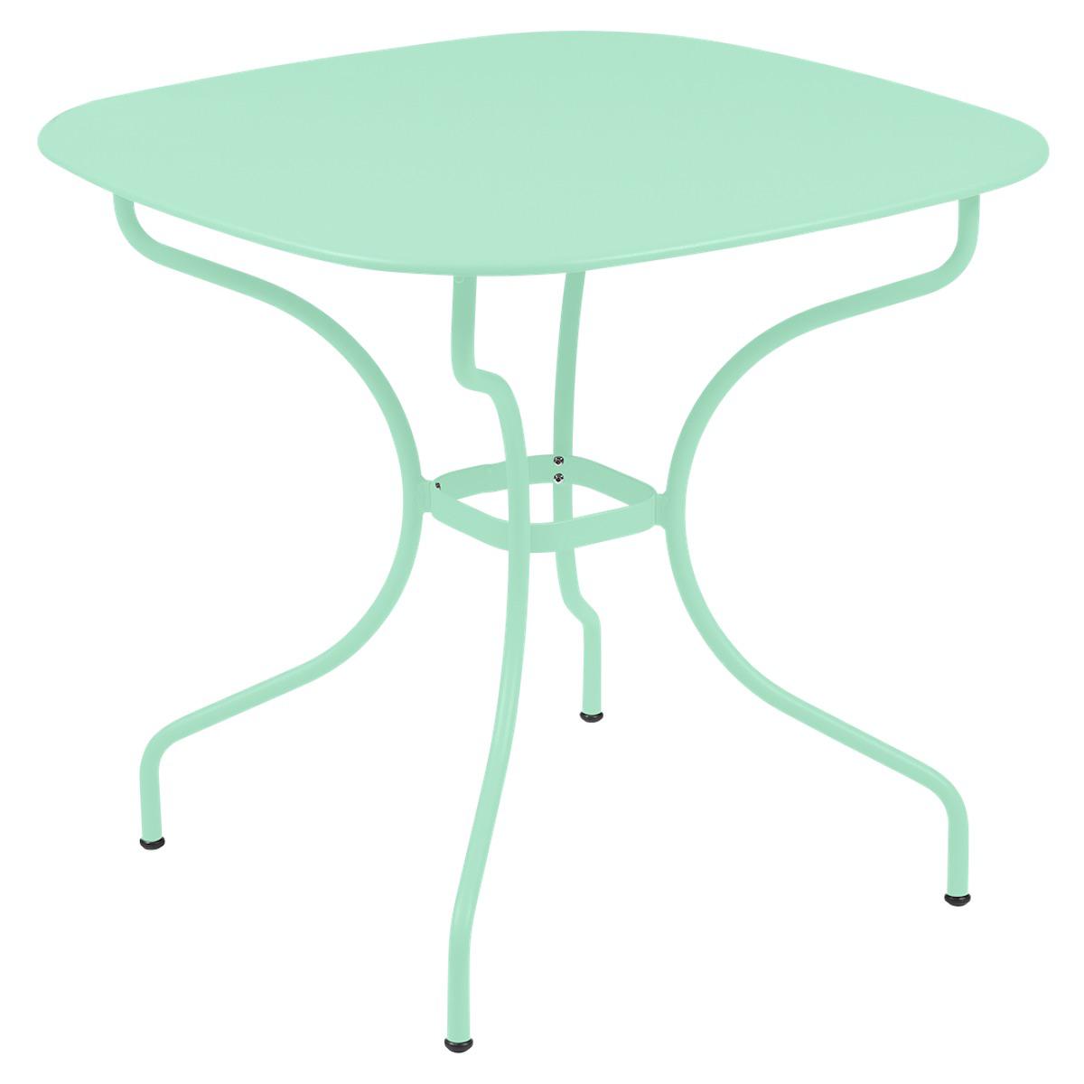 Table 82x82cm OPERA + Fermob vert opaline
