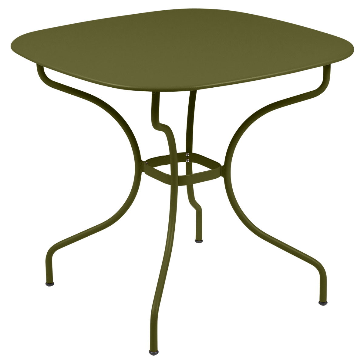 Table 82x82cm OPERA + Fermob vert pesto