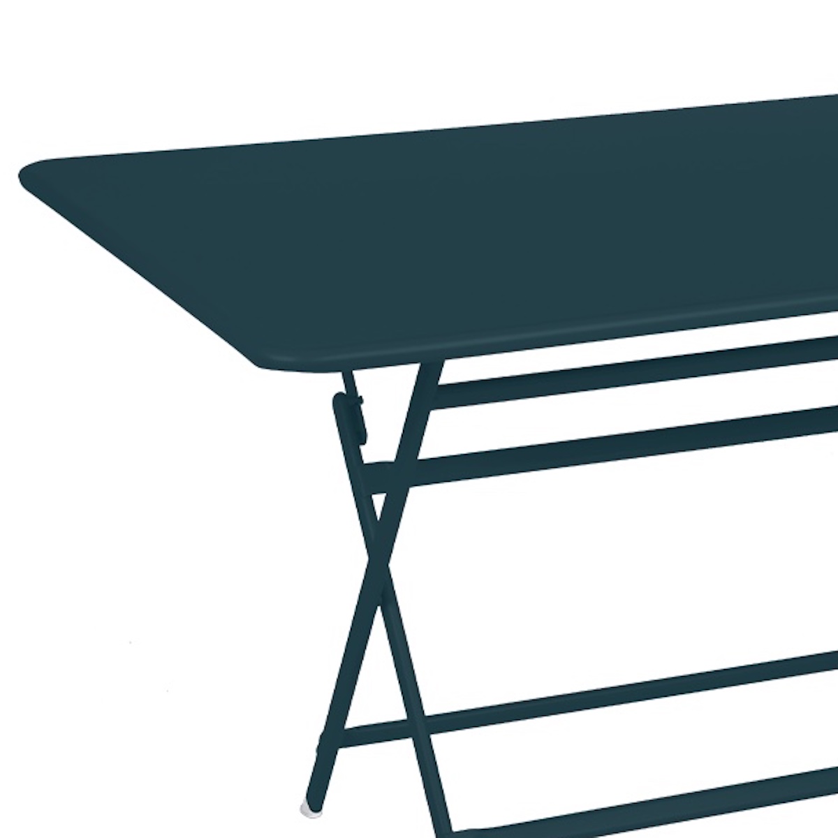 Table 90x128cm CARACTERE Fermob Bleu acapulco