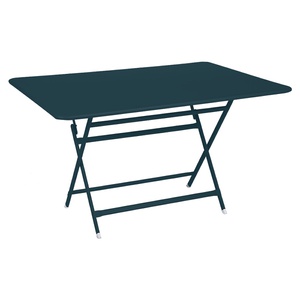 Table 90x128cm CARACTERE Fermob Bleu acapulco