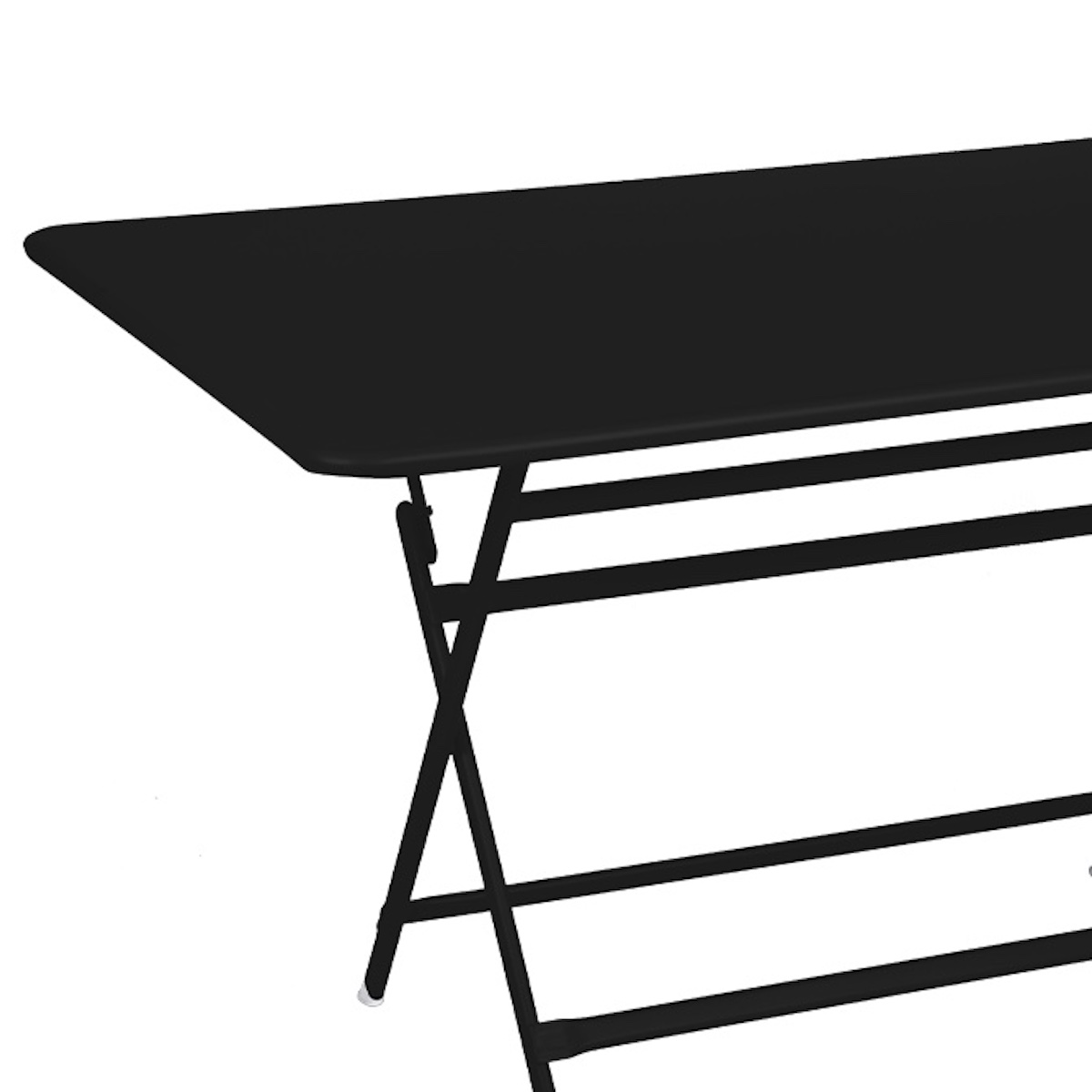 Table 90x128cm CARACTERE Fermob Noir reglisse