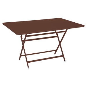 Table 90x128cm CARACTERE Fermob Rouge ocre