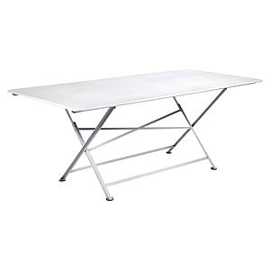Table 90x190cm CARGO Fermob blanc coton