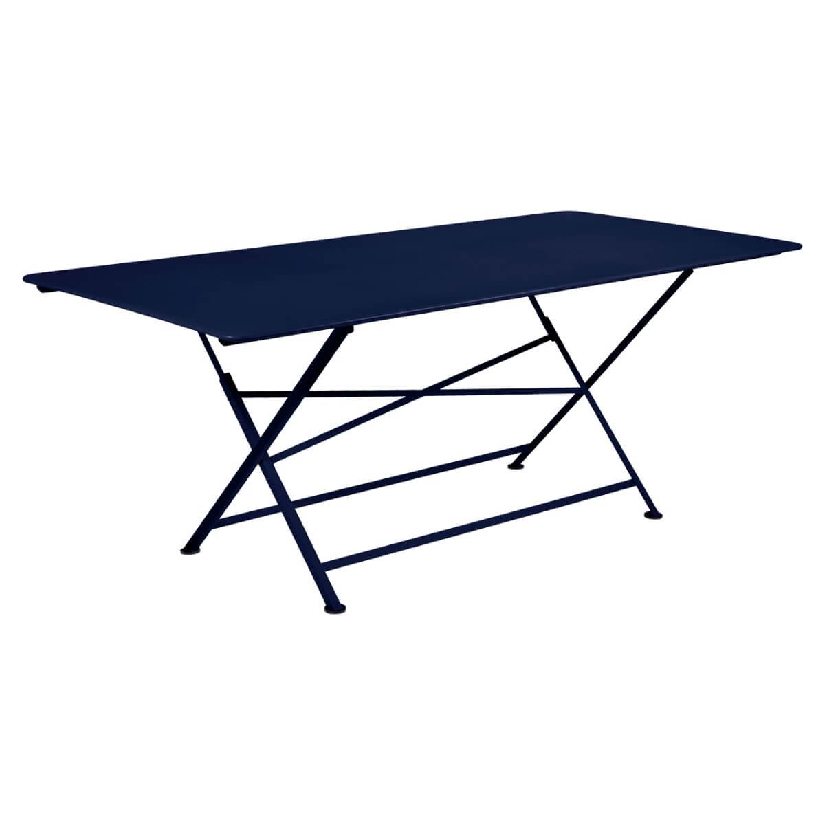 Table 90x190cm CARGO Fermob bleu abysse