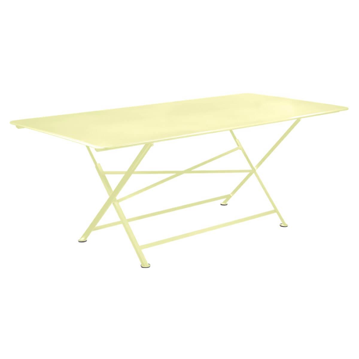 Table 90x190cm CARGO Fermob citron givré