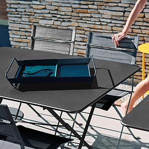 Table 90x190cm CARGO Fermob citron givré