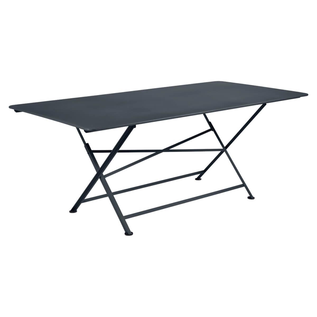 Table 90x190cm CARGO Fermob gris carbone