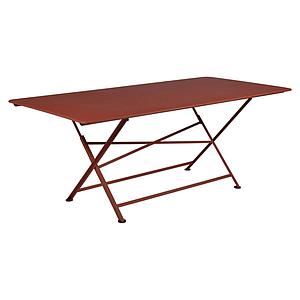 Table 90x190cm CARGO Fermob rouge ocre