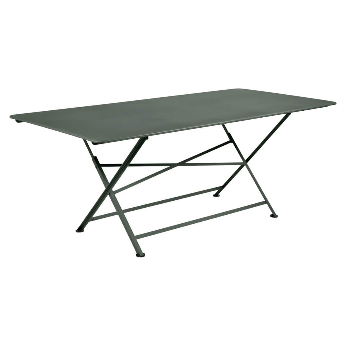 Table 90x190cm CARGO Fermob vert romarin