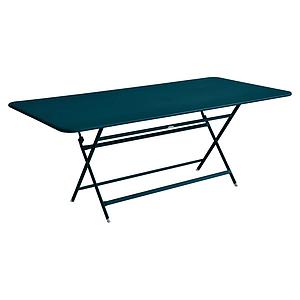 Table 90x190cm pliante CARACTERE Fermob bleu acapulco