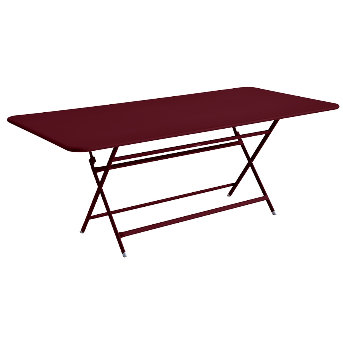 Table 90x190cm pliante CARACTERE Fermob Cerise noire