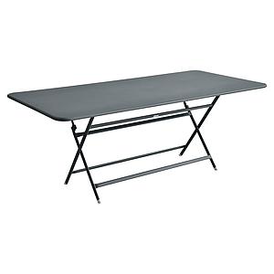 Table 90x190cm pliante CARACTERE Fermob Gris Orage