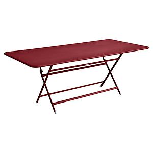Table 90x190cm pliante CARACTERE Fermob Piment
