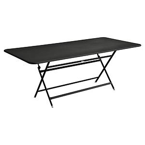 Table 90x190cm pliante CARACTERE Fermob Réglisse