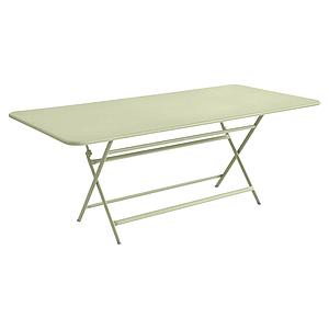 Table 90x190cm pliante CARACTERE Fermob Vert Tilleul