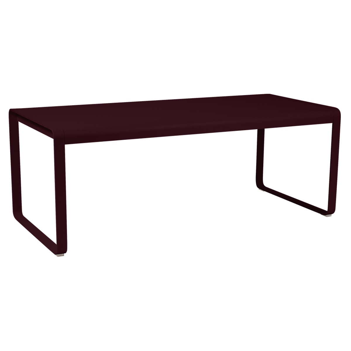 Table 90x196cm BELLEVIE PREMIUM Fermob cerise noire