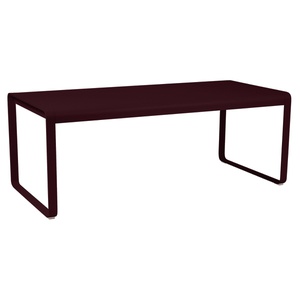 Table 90x196cm BELLEVIE PREMIUM Fermob cerise noire