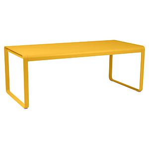 Table 90x196cm BELLEVIE PREMIUM Fermob jaune miel