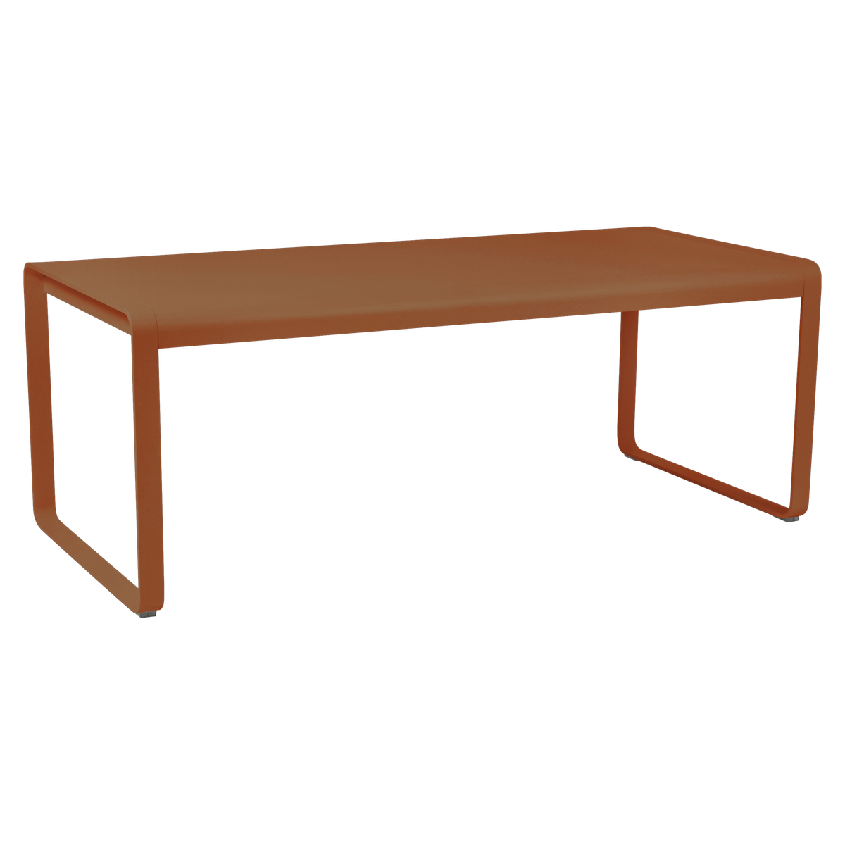 Table 90x196cm BELLEVIE PREMIUM Fermob orange confite