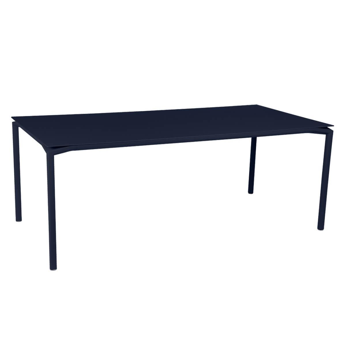 Table 95x195cm CALVI Fermob Bleu Abysse