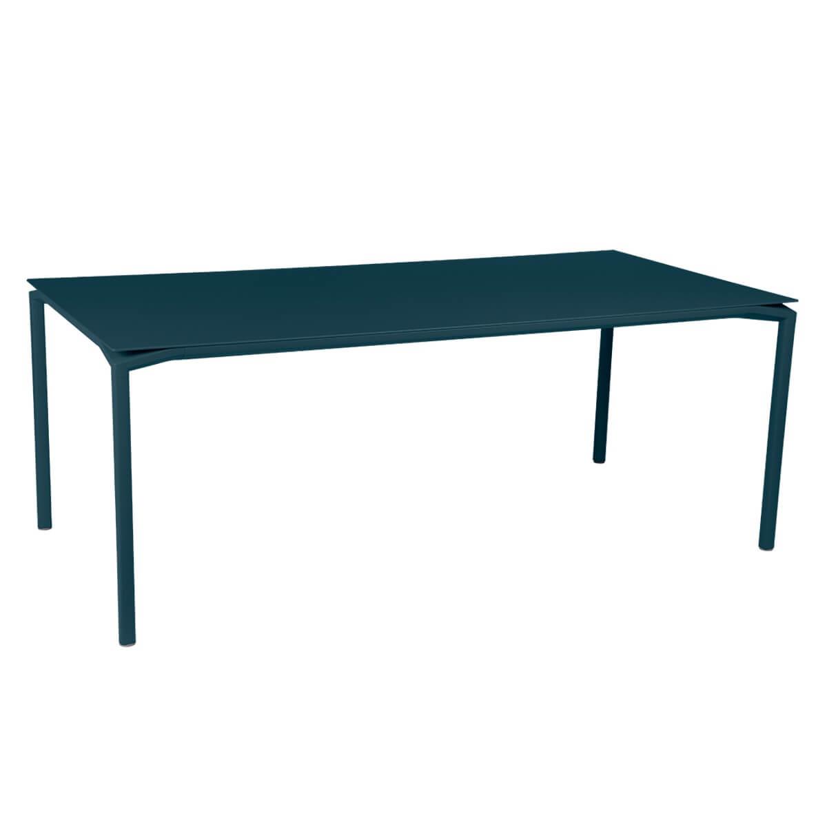 Table 95x195cm CALVI Fermob bleu acapulco