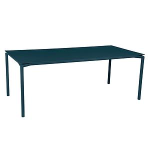Table 95x195cm CALVI Fermob bleu acapulco