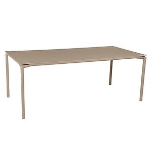 Table 95x195cm CALVI Fermob brun muscade