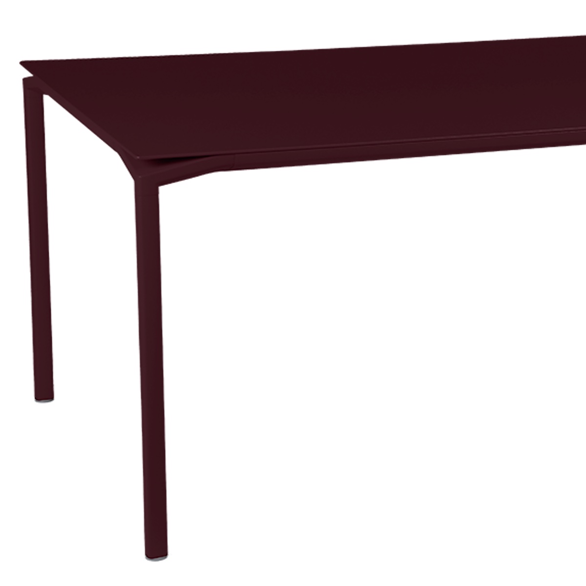 Table 95x195cm CALVI Fermob Cerise noire