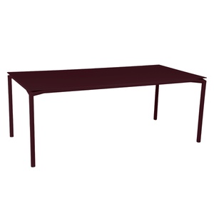 Table 95x195cm CALVI Fermob Cerise noire