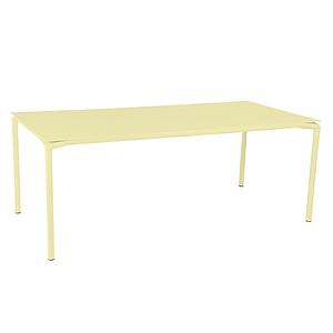 Table 95x195cm CALVI Fermob citron givré