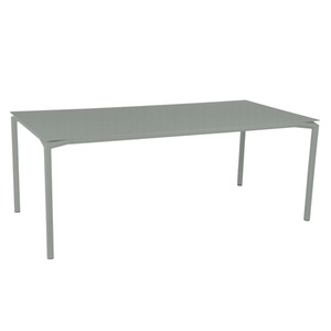 Table 95x195cm CALVI Fermob gris lapilli 