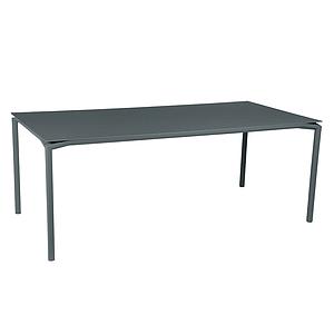 Table 95x195cm CALVI Fermob gris orage