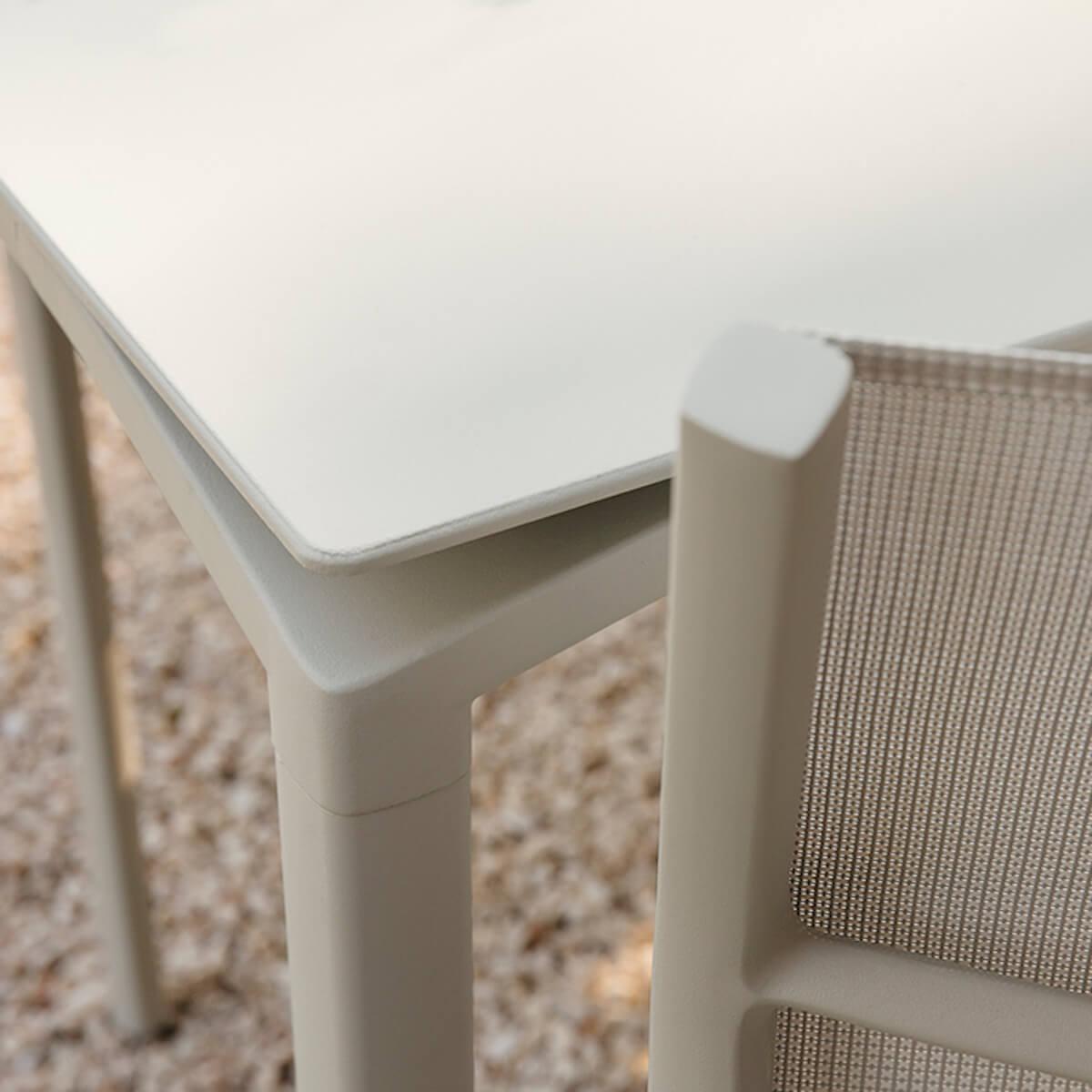 Table 95x195cm CALVI Fermob  orange capucine