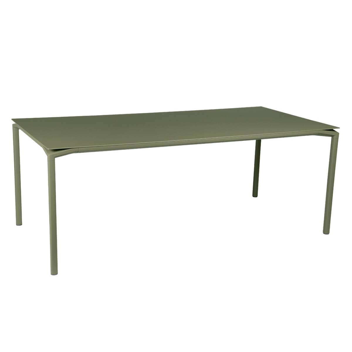 Table 95x195cm CALVI Fermob  vert cactus