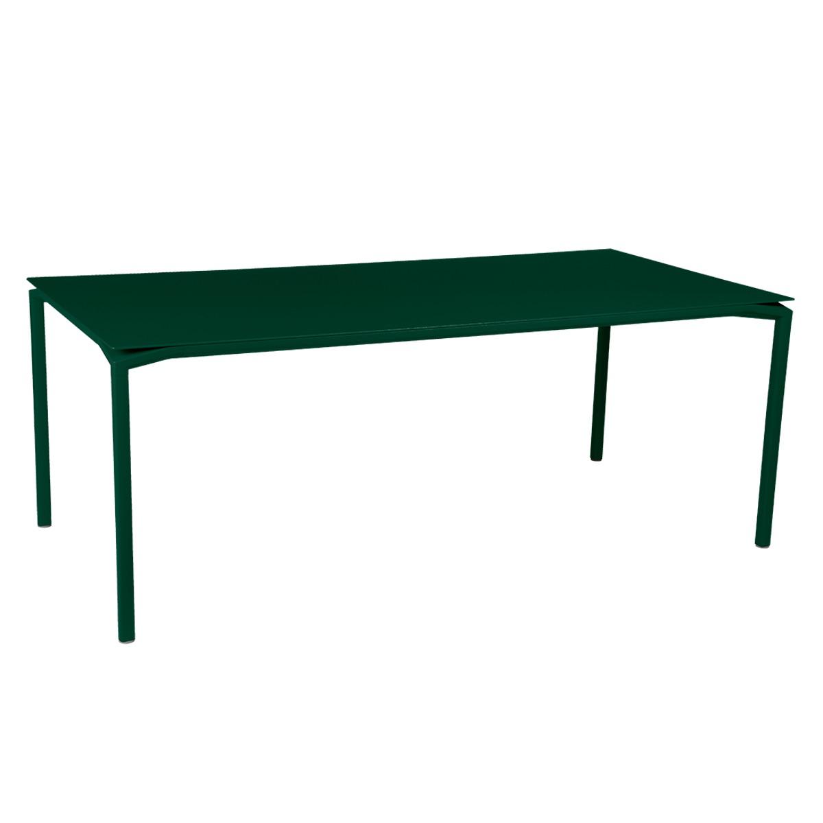 Table 95x195cm CALVI Fermob vert cèdre