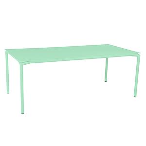 Table 95x195cm CALVI Fermob vert opaline