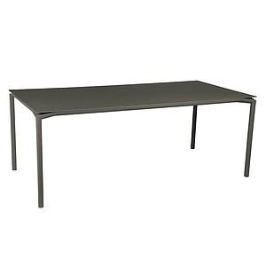 Table 95x195cm CALVI Fermob vert romarin