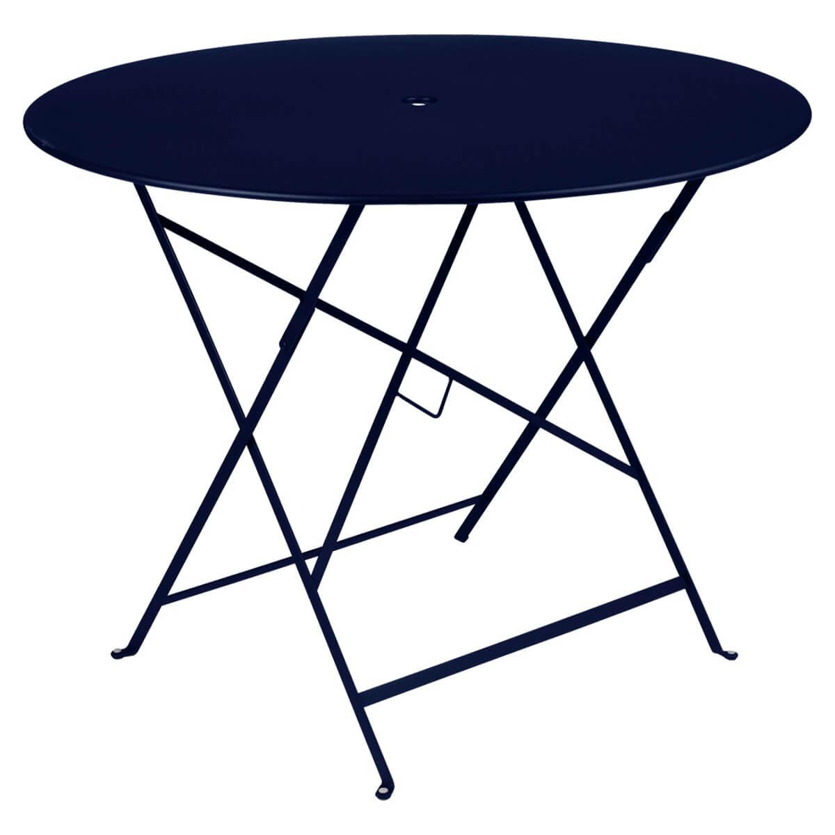 Table 96cm BISTRO Fermob bleu abysse
