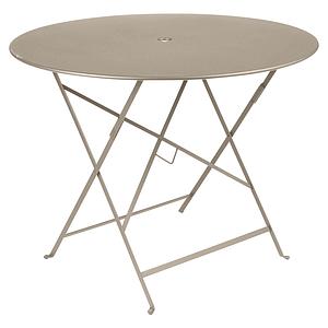Table 96cm BISTRO Fermob brun muscade