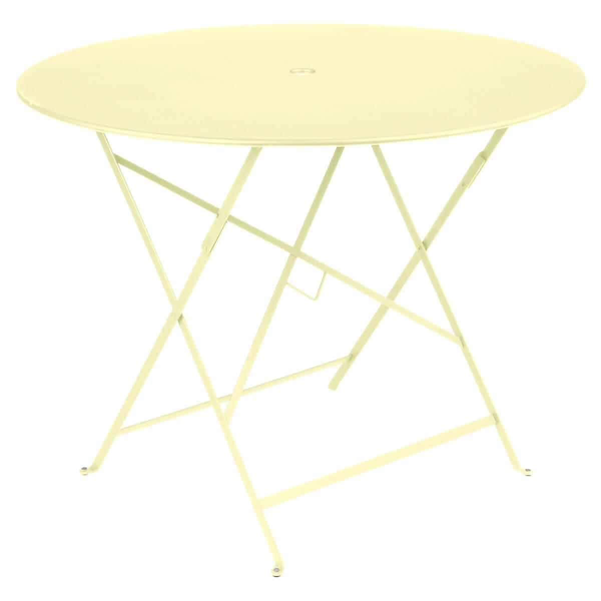 Table 96cm BISTRO Fermob citron givré