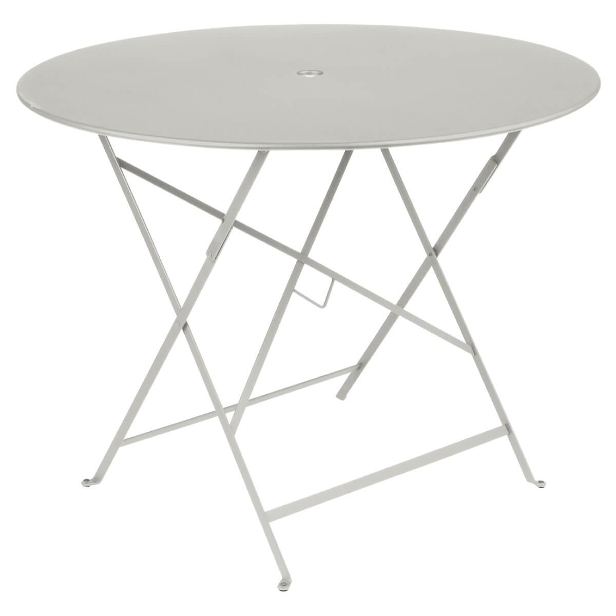 Table 96cm BISTRO Fermob gris argile