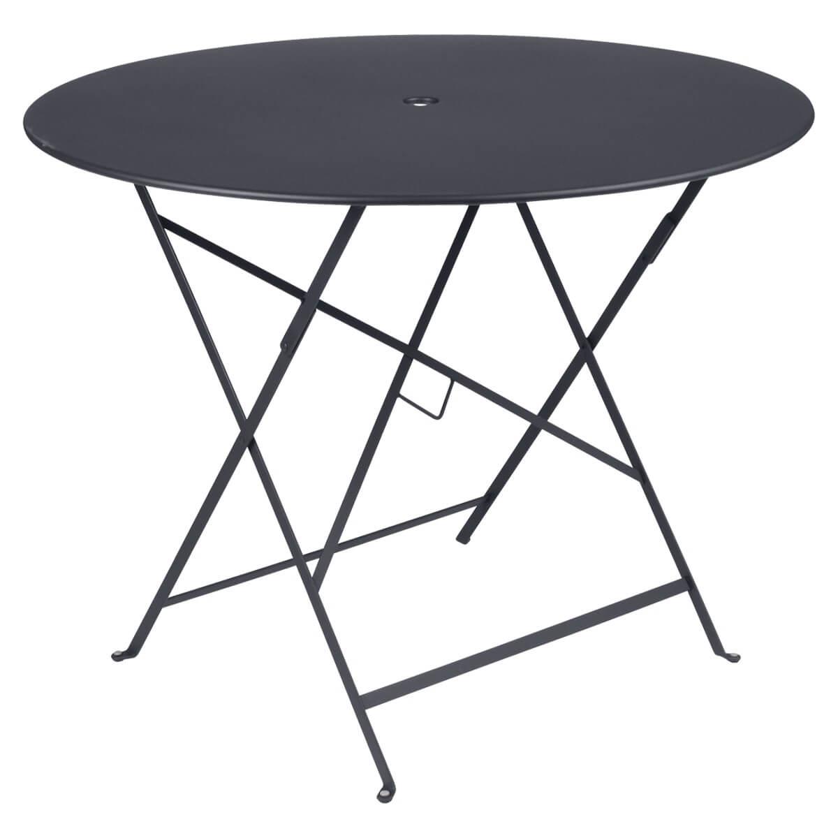 Table 96cm BISTRO Fermob gris carbone