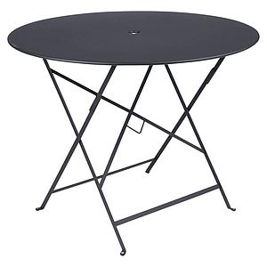 Table 96cm BISTRO Fermob gris carbone