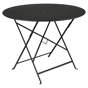 Table 96cm BISTRO Fermob noir réglisse