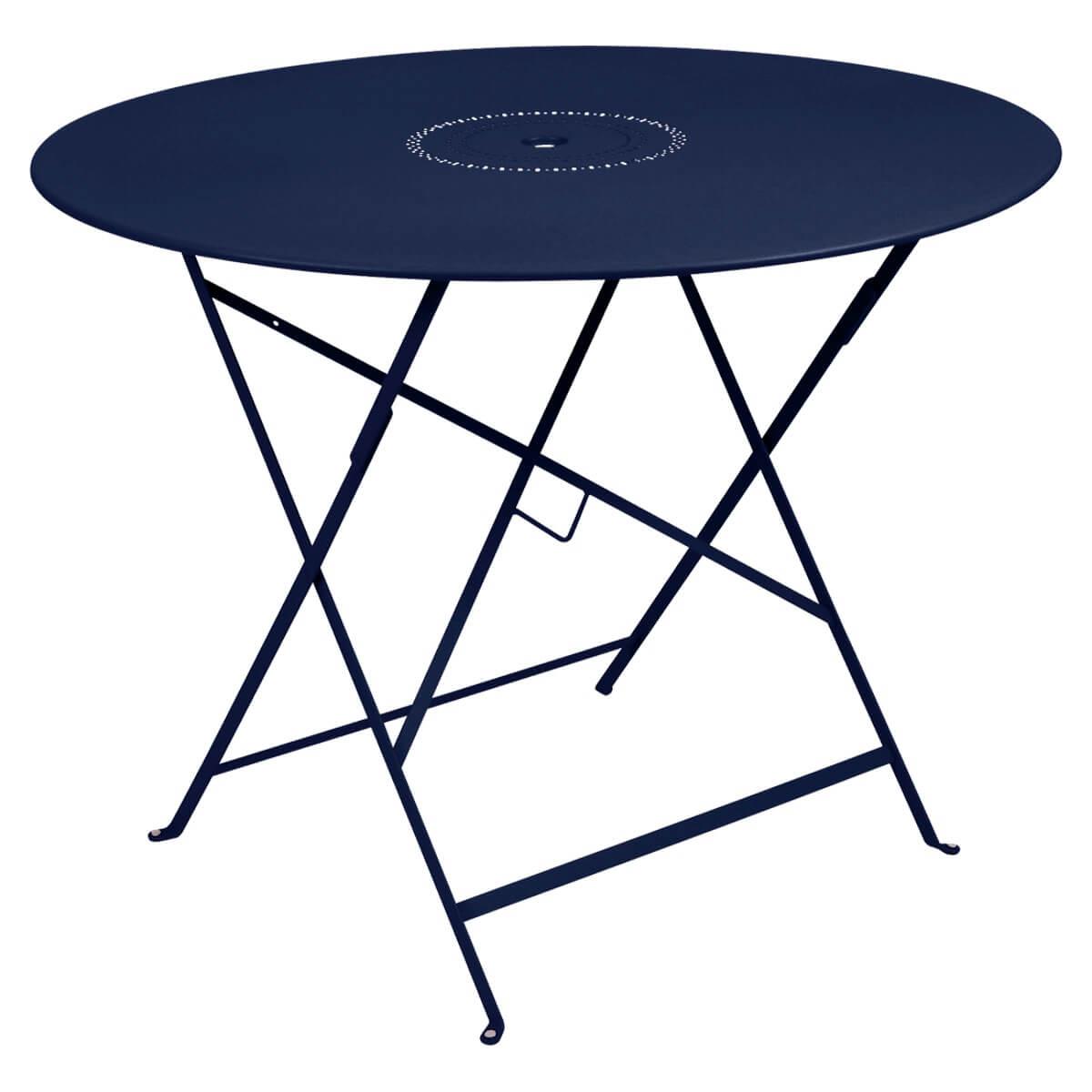 Table 96cm FLOREAL Fermob bleu abysse